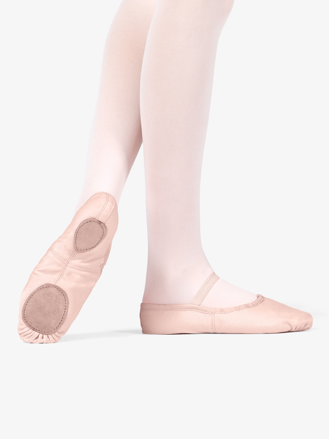 Children Adult Ballet Dance Shoes Canvas Split Sole Pointe Slippers Elastic