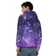 thumbnail image 4 of Kdxio Purple Bubble Abstract Art Print Men Hoodies Casual Hoodies for Men with Zip Pockets Full Zip Long Sleeve Sweatshirt Sports Hooded Jacket-XX-Large, 4 of 5