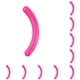 thumbnail image 1 of Seitruly Recambios para rizador de pestañas, no es fácil de romper, superficie y flexible, práctico, reemplaza la tira adhesiva, rosa roja rosa roja (single) 10piezas Seitruly CBP382632, 1 of 6