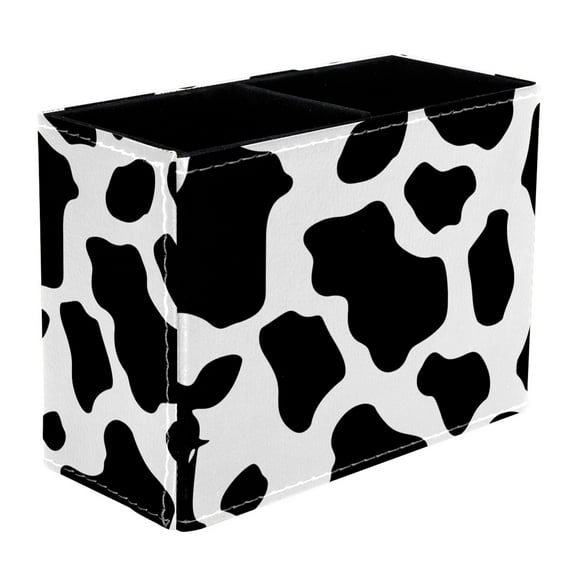 ERJLKXP Pen Holder for Desk Organizer,Cow Texture Print Pencil Cup Holder,Pen Desktop Storage Box for Home and Office Makeup Brush Holder