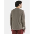 thumbnail image 3 of Athletic Works Men's and Big Men's Tri Blend Long Sleeve Pocket Tee, Sizes XS-5XL, 3 of 5
