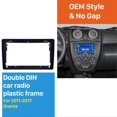 thumbnail image 2 of 5X 2Din 9 Inch Car Control Fascia Audio Frame Radio Stereo Panel for Granta 2011 - 2017 Fascia Fram, 2 of 5