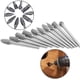 thumbnail image 5 of 10 fresas rotativas de carburo de tungsteno, cabezal de pulido de metal para herramientas rotativas Dremel, amoladoras, carpintería, grabado y pulido de metales., 5 of 7