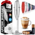 thumbnail image 1 of Batidor Milk Frother Zulay Kitchen Tornado con pilas y soporte, 1 of 5