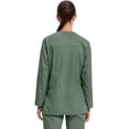 thumbnail image 6 of Cherokee Snap Front Scrub Jackets for Women, Workwear Revolution Soft Stretch WW310, 6 of 9