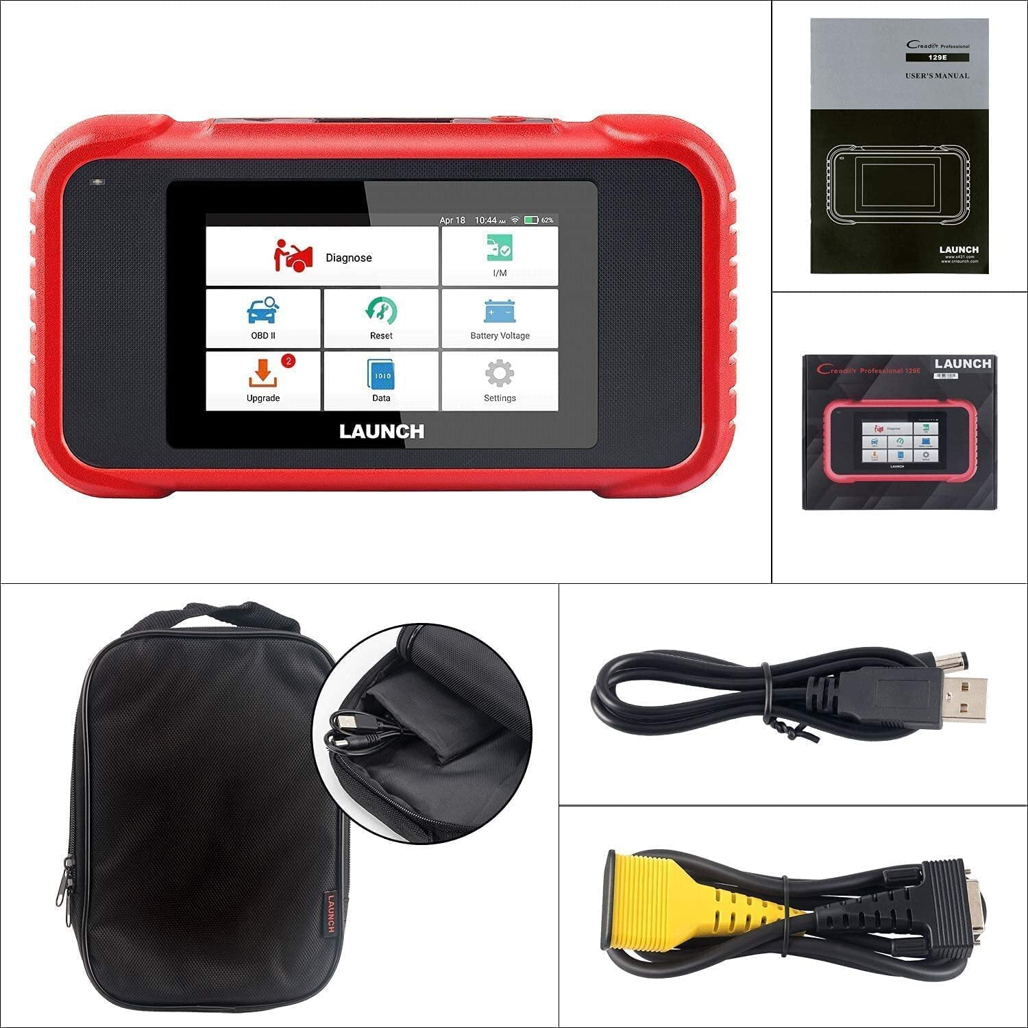 LAUNCH CRP129E OBD2 Scanner, ABS SRS Transmission Check Engine