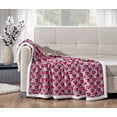 thumbnail image 1 of Mocassi Breathable Sherpa Throw Blanket, 50 x 60 inches, Perfect for Lounging and Home Decor, All Season Suitable, Juliette Sherpa Throw, 1 of 5
