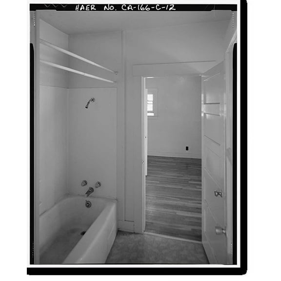 Historic Print, Rush Creek Hydroelectric System, Worker Cottage, Rush Creek, June Lake vicinity, Mono County, CA - 31, 16" x 20"