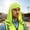 Green, variant on Mens UV Sun Protection Work Cap Sai Hike Baseball Cap with Reflective Neck Flap Fishing Hat Mesh Breathable