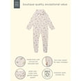 thumbnail image 7 of Modern Moments by Gerber Baby Boy Viscose Peter Pan Collar Two-Way Zip Sleep ´N Play Footed Pajamas, Sizes Newborn - 6/9 Months, 7 of 7