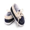 thumbnail image 1 of Infant Sneaker Baby Boy Toddler First Walkers Stitching Straps Soft Bottom Non-slip Casual Shoes, 1 of 5