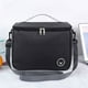 thumbnail image 4 of Inteprter Bolsa de almuerzo portátil, bolsas térmicas de papel de aluminio para alimentos, bolsa de mano multifunción para almacenamiento de Picnic Cocina y Comedor Negro M Inteprter HA067810-05, 4 of 6