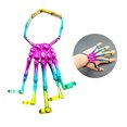 thumbnail image 2 of Halloween Hand Bracelet Punk Gothic Finger Bracelet Skeleton Bracelet with Rings, 2 of 10