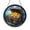 Acrylic 3.5 Inch, variant on Nautical Treasure Scene Stained Glass Style Window Hanging