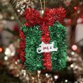 thumbnail image 4 of KOYPTL Christmas Tree Decorations,Christmas Hanging Ornament Set Tinsel Ribbons Box Shape Hanging Pandent for Home Indoor Party Desktop Xmas Tree Decor,Christmas Table Decorations(Green), 4 of 7