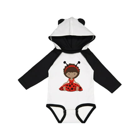 

Inktastic Ethnic Ladybug Girl in Red Dress Gift Baby Girl Long Sleeve Bodysuit