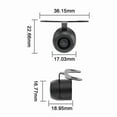 thumbnail image 6 of Video surveillance camera driving recorder after reversing 4-hole HD 1080P rearview mirror waterproof and shockproof reversing c, 6 of 8