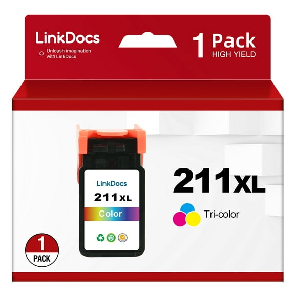 211XL Ink Cartridges Replacement for Canon CL-211XL CL211XL 211XL working for PIXMA iP2700 iP2702, PIXMA MP250 MP270 MX320 MX330 Printer