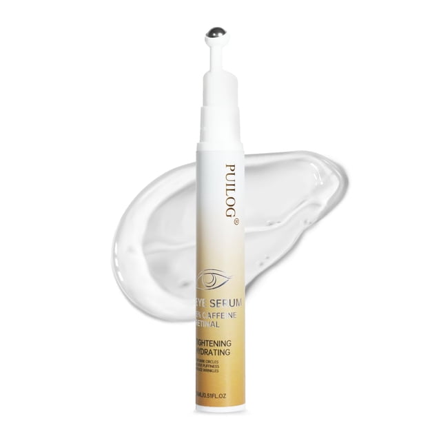 Sérum para ojos PUILOG, tratamiento para ojeras, con cafeína y retinol