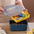 thumbnail image 6 of Portable Separated Lunch Box Can Be Heated Lunch Box Sandwich Box Sealed Fruit Fresh Lunch Box, 6 of 9