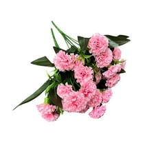 Zmeidao Artificial Carnation Flowers, Fake Carnation Flowers Artificial Silk Carnations for Home Decor Wedding Bridal Bouquet Anniversary Birthday Floral Arrangements Mothers Day Gifts