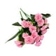 thumbnail image 2 of Ramo de claveles de seda 3D | Flores artificiales de seda para el Día de la Madre | Arreglo floral rosa, rojo y blanco | Decoración para fiestas en casa, 2 of 6