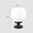 thumbnail image 4 of Luz Solar Lámpara de Columna de Bola Redonda XWSHYW para exteriores, 4 of 6