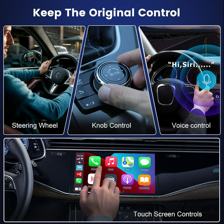Carlinkit 3.0 Wireless Apple CarPlay Adapter for Cars with