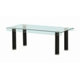 thumbnail image 2 of ACME Gordie Coffee Table  in Black & Clear Glass, 2 of 2