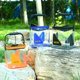thumbnail image 4 of Cubo de pesca plegable, contenedor de agua, bolsa de pesca plegable portátil, 22 cm, azul, 4 of 5