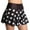 Black Stars, variant on Faye+Florie Holly Tennis Skirt (Black Skull, X-Small)
