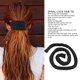 thumbnail image 3 of Resas de Cabello Flexibles, De Color Negro, Bloqueo Espiral de Color Espiral Cabello Alambre de Tela Incrustada Elegante Para Mujeres Roto para Mujeres para El Cabello Rizado, 3 of 7