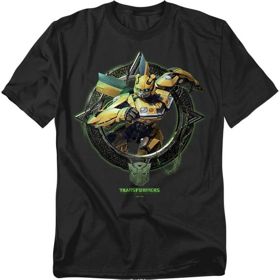Transformers T-Shirt Bumblebee Circle Frame Unisex Graphic Tee for Men & Women