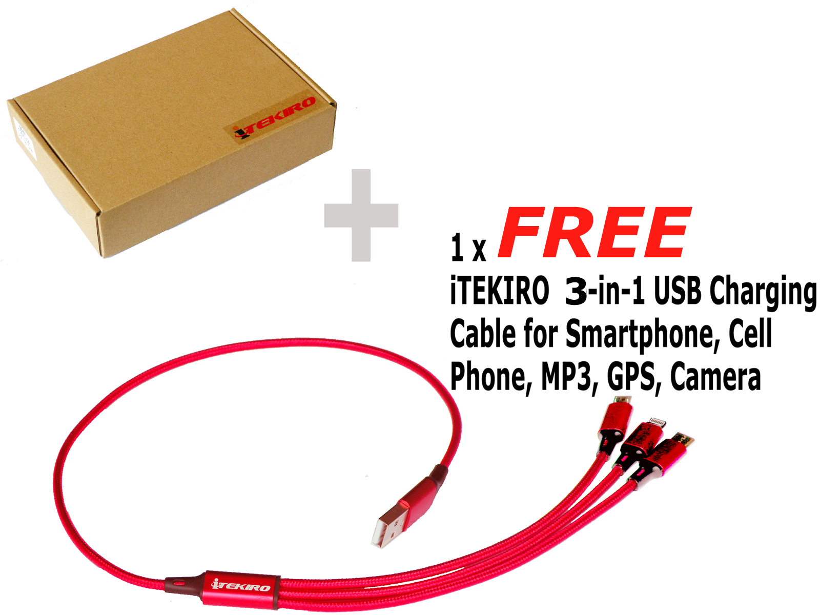iTEKIRO 65W USB-C AC Adapter for Lenovo ThinkPad T15 20W40076US 20W40077US 20W40078US 20W40079US 20W400A4US 20W400K7US 20W400K8US 20W400K9US 20W400KAUS 20W400KBUS, ThinkPad T480 20L5 20L5000TUS - image 5 of 6