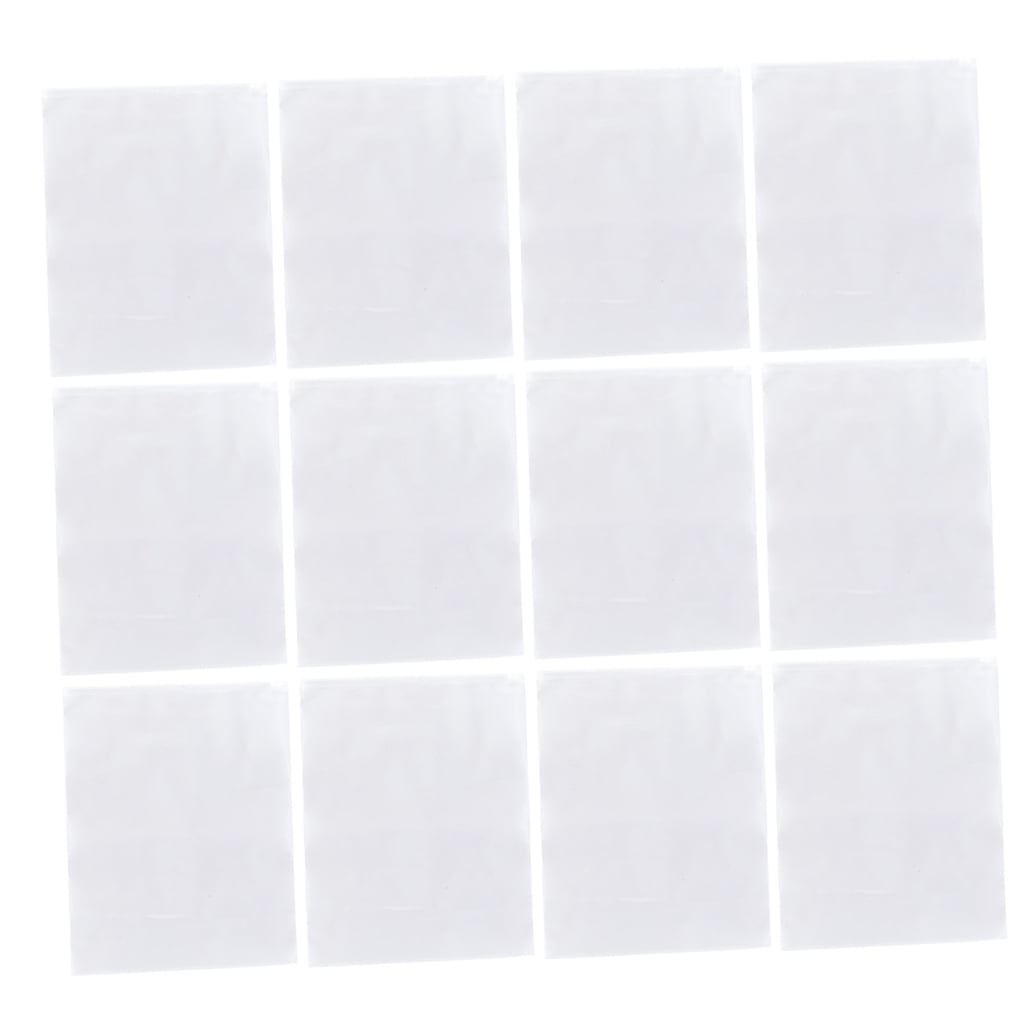 KAJNBN 12Pcs Shoe Bags for Traveling Transparent Plastic Moisture Free Storage for Frequent Travelers
