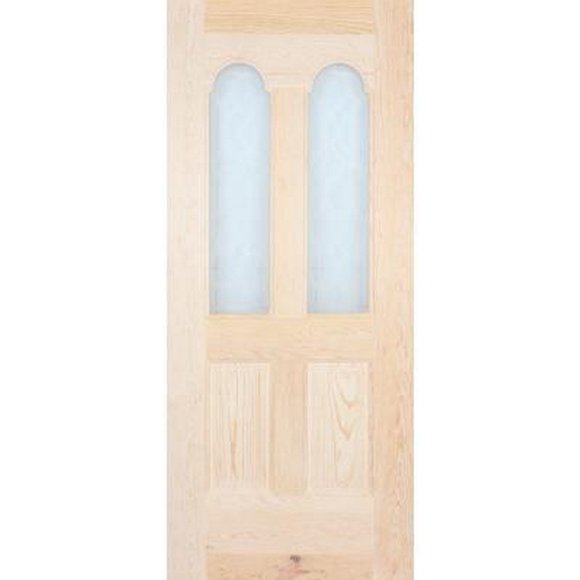 puerta para exterior charleston decorativa beige 2 panales 2.13 m x 90