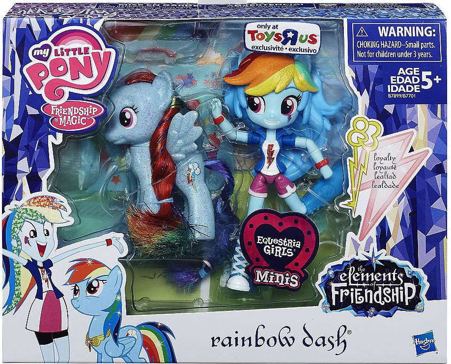My Little Pony Equestria Girls Rainbow Dash Doll and Pony Set by My Little Pony 