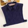 thumbnail image 2 of Camicover Detachable Dickey Collar Half Shrt Blouse Collar for Women and Girls Pack of 3, 2 of 8