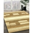 thumbnail image 2 of Ahgly Company Indoor Rectangle Abstract Cinnamon Brown Solid Area Rugs, 7' x 10', 2 of 6