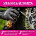 thumbnail image 6 of Muc-Off Motorcycle Chain Cleaner 400ml (Pack of 2) Biodegradable, Fast-Acting Degreaser for O, X & Z-Ring Chains | Safe on Rubber, Metal and Carbon Fibre | Easy Rinse Formula for Motorbike Maintenanc, 6 of 6