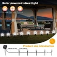thumbnail image 4 of Solar String Lights for Outside，Outdoor String Light 20 LED 16.4ft 8 Lighting Modes Waterproof for Garden, Courtyard,Balcony, Terrace.（Warm White）, 4 of 5