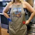 thumbnail image 2 of Palm Springs Aerial Tramway California CA Animals Cougar Deer Bobcat Apron with Pockets, 2 of 4