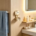 thumbnail image 1 of Suction Cup Mop Holders No-Drill Wall-Mounted Mop Rack Heavy-Duty Bathroom Brooms Hook Bathroom Mop Mount, 1 of 6