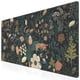 thumbnail image 1 of iCasso XXL Alfombrilla de Escritorio 90x40 cm Floral Antideslizante para Ratón, 1 of 7