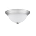 thumbnail image 4 of Millennium Lighting Metal Flushmount Ceiling Light in Brushed Nickel- Silver, 4 of 4