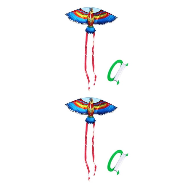 Cometas voladoras de animales de dibujos animados Vogacara Azul 2piezas