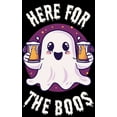 thumbnail image 2 of Here For The Boos Men's Black Sleep Pajama Shorts-3XL, 2 of 7