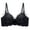 Black, variant on ,Women's Lace Push up Wireless Bras Thick Padded Extra Lift Full Coverage Bra Deep V Neck High Support Bralettes Black 36