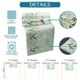 thumbnail image 6 of Green Fall Leaves Table Runner-Cotton Linen- 72 Inch Holiday Dresser Scarves, Country Floral Flower Plant Watercolor Tablerunner for Kitchen Coffee/Dining Bedroom Living Room Dinner Scarf Décor 18x72, 6 of 7