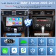 thumbnail image 2 of Radio de coche Leadfan 4G+64G con Carplay Android Auto para BMW 3, 2 of 9
